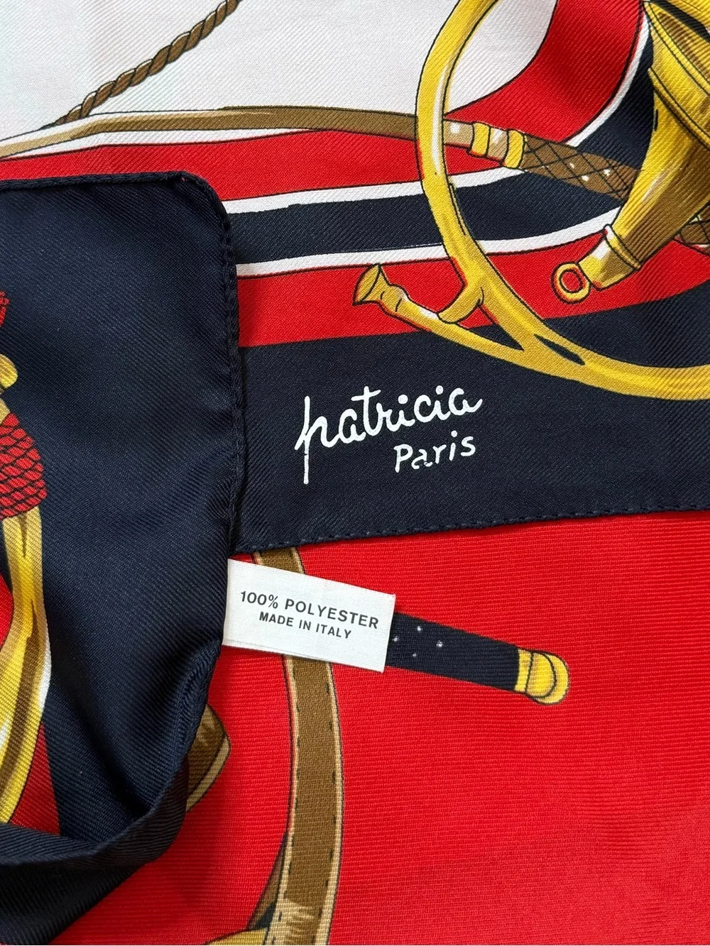 3 Large Vintage Head Scarves Scarf Horses Equestrian Italy